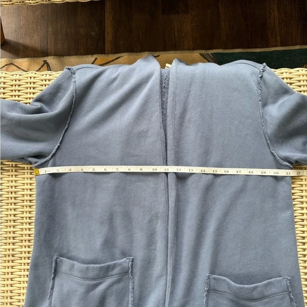 Eileen Fisher Organic Cotton French Terry Shawl‎ Collar Jacket medium layered